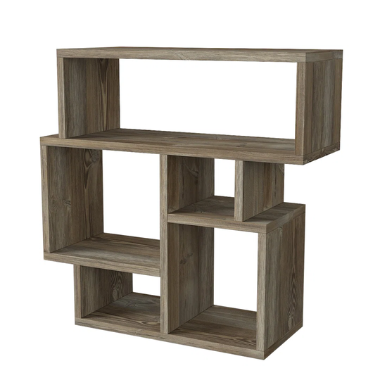 Edgecliff Floor Shelf End Table Built-In Outlets