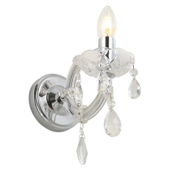 Madsen 1-Light Candle Wall Light