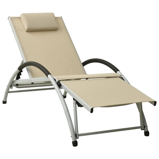Sun Lounger With Pillow