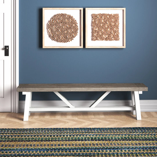 Sussex Shores Wood Bench