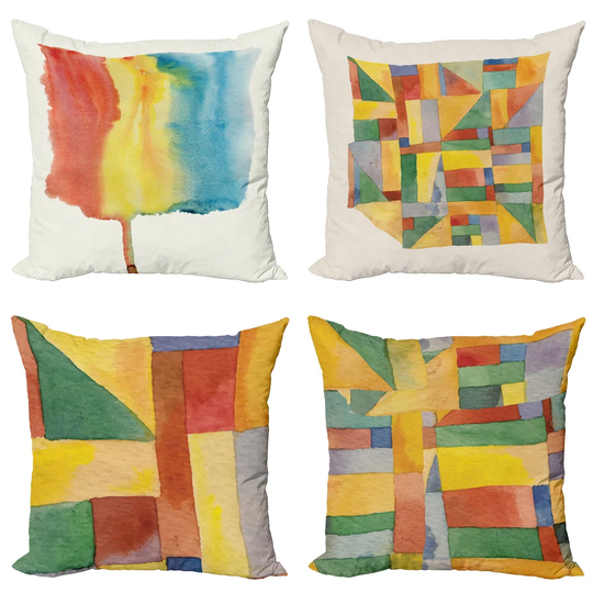 Indi-Rae Indoor/Outdoor Abstract Square Scatter Cushion Cover