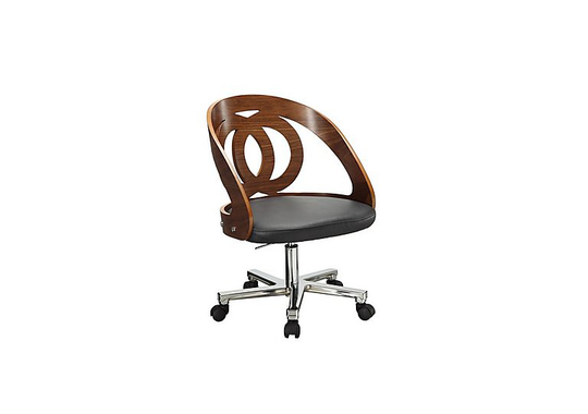 East Street Swivel Office Chair - Black