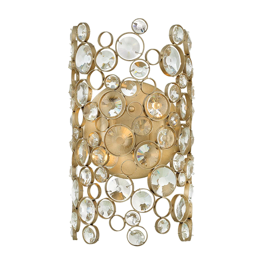 Zarate 2 - Light Silver Leaf Flush Mounted Sconce