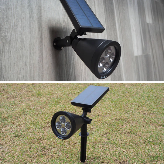 Solar Powered 1 Light LED Spot Light