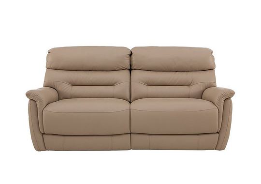 Chicago 3 Seater Leather Power Recliner Sofa- World of Leather