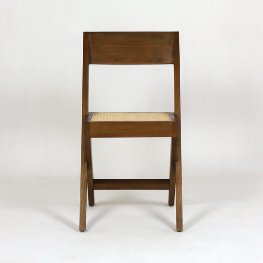Pierre Jeanneret Solid Wood Dining Chair