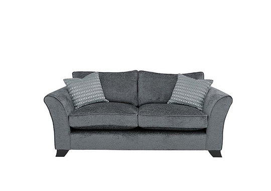 Sasha 3 Seater Classic Back Sofa Bed - Grey