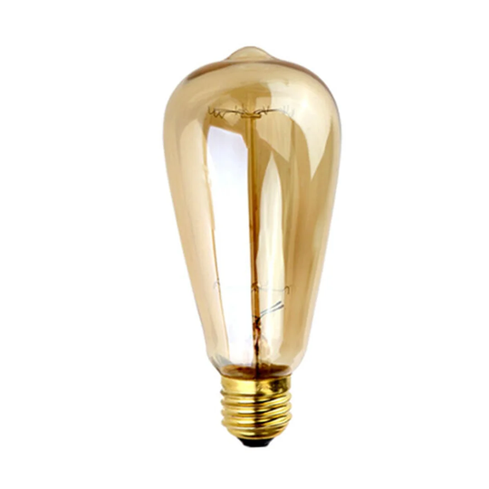 BA22d Dimmable Incandescent Vintage Edison Light Bulb Amber