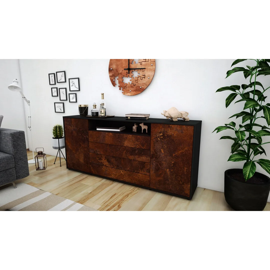 180 Cm Wide 4 Drawer Sideboard