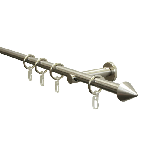 Jaidyn Single Curtain Pole and Hardware Set