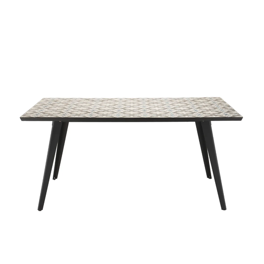 Karley Cement Tile Dining Table