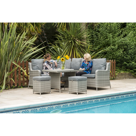 Blanch 6 Seater Rattan Corner Sofa Set