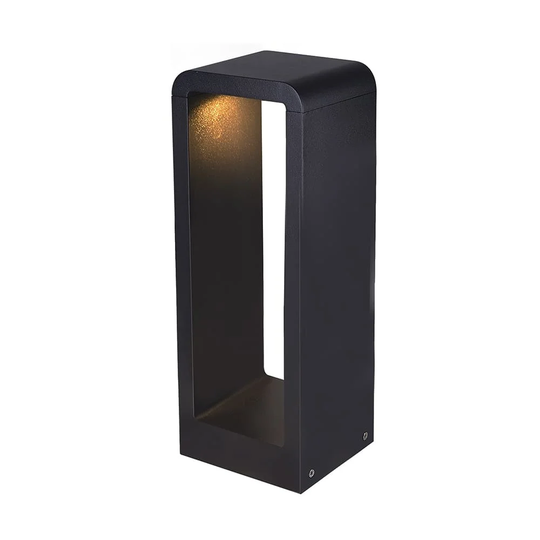 Acotas Anthracite Grey Integrated LED Aluminum Bollard Light