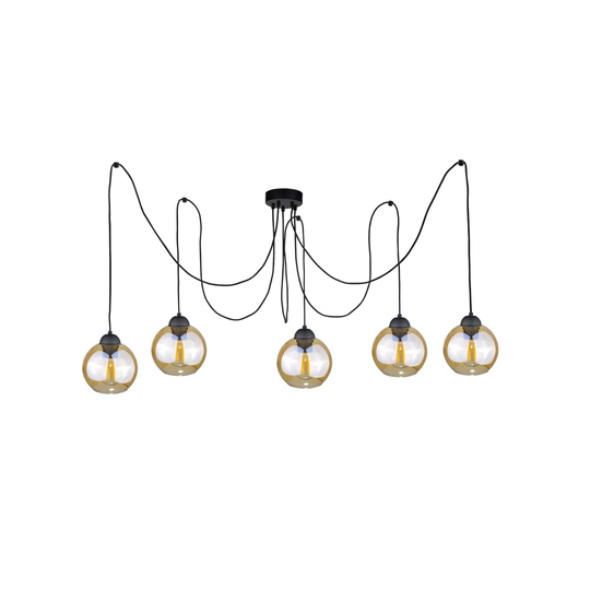 5-Light Cluster Globe Pendant
