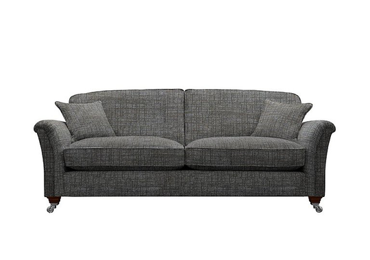 Parker Knoll - Devonshire Grand Classic Back Fabric Sofa - Grey