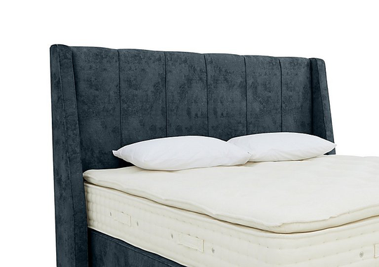 Hypnos - Longwick Floor Standing Headboard - Small Double - Blue