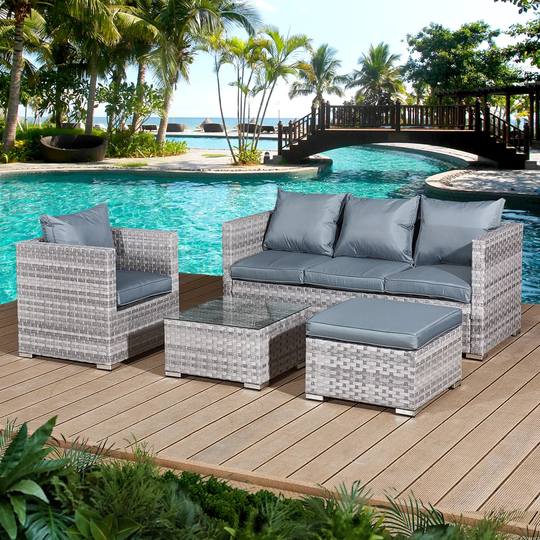 Danali 5 Seater Rattan Sofa Set