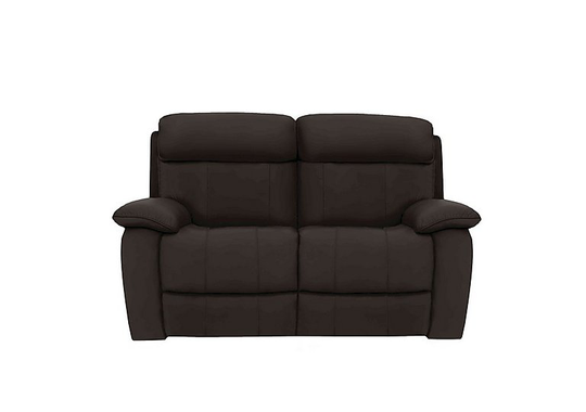 Moreno 2 Seater Leather Power Recliner Sofa - Brown- World of Leather