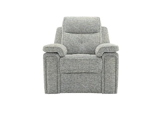 G Plan - Hannington Fabric Manual Recliner Armchair - Grey