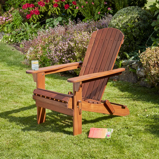 Coralie Solid Wood Folding Adirondack Chair