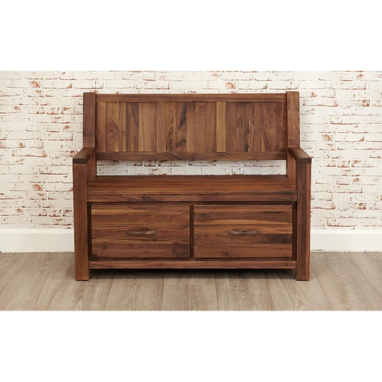Sandrine Wood Storage Bench