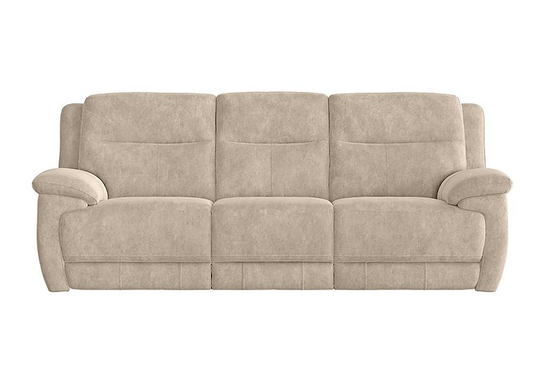 Touch 3 Seater Heavy Duty Fabric Sofa - Cream