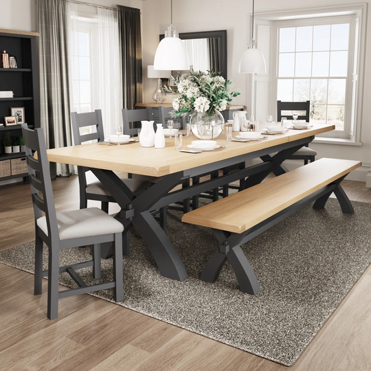 Butterfly Leaf Solid Wood Dining Set