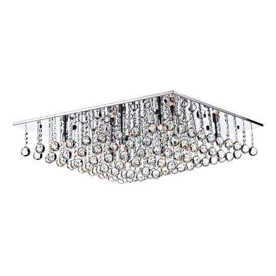Abacus 8 Light Semi-Flush Ceiling Light