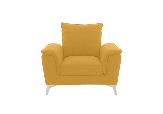 Monaco Fabric Chair - Yellow