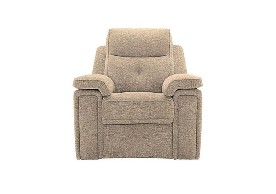 G Plan - Hannington Fabric Power Recliner Armchair - Beige