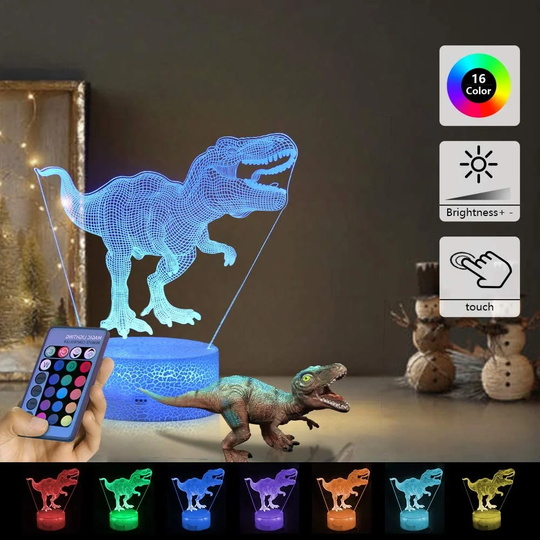 Walbridge Overlord Dinosaur 10 Light Night Light