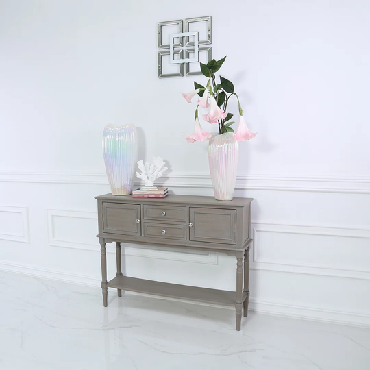 Folger Sideboard for Living Room & Hallway Furniture, 106cm 2 Door 2 Drawer Wooden Storage Cabinet
