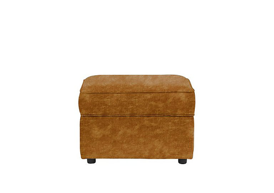 Legend Fabric Storage Footstool - Yellow