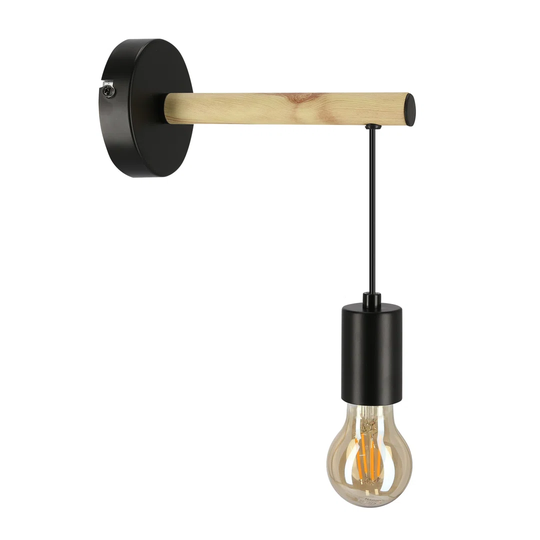 Wegner 1 - Light Black Armed Sconce