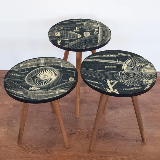 Delma 3 Piece Nest of Tables