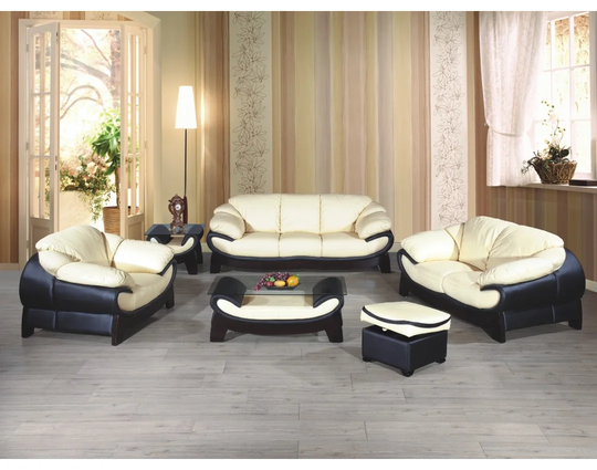 Baron Leather 3 Seater Sofa