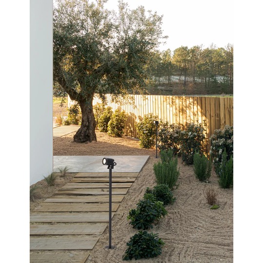 Croslin Aluminium & Glass 1 Light LED Pathway Light