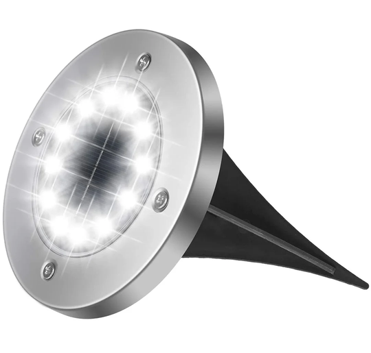 Mantua Black Low Voltage Solar Powered Integrated LED MetalWell Lights Pack