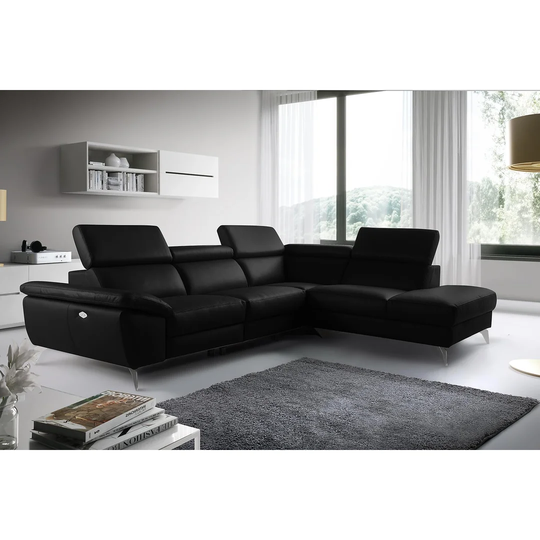 La Crosse Genuine Leather Corner Sofa