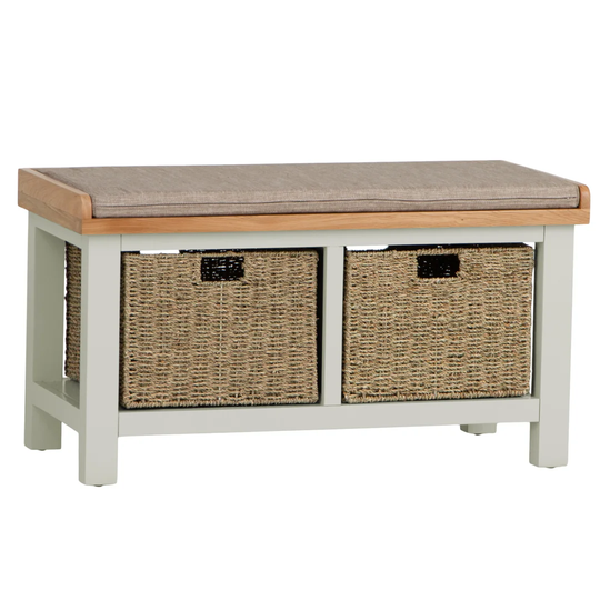 Piatt Wood Storage Bench