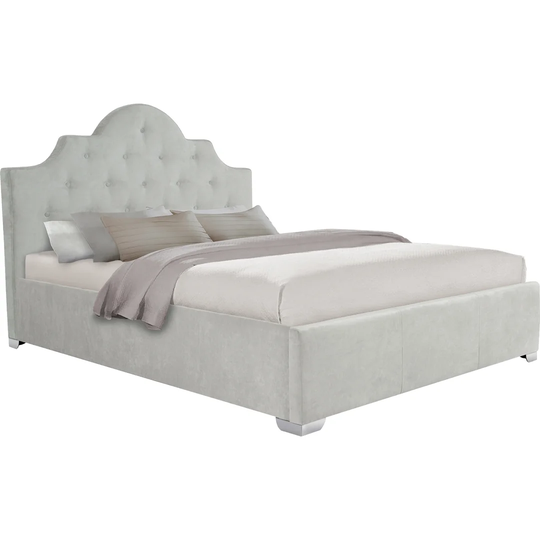 Buttoned Upholstered Ottoman Bed Frame