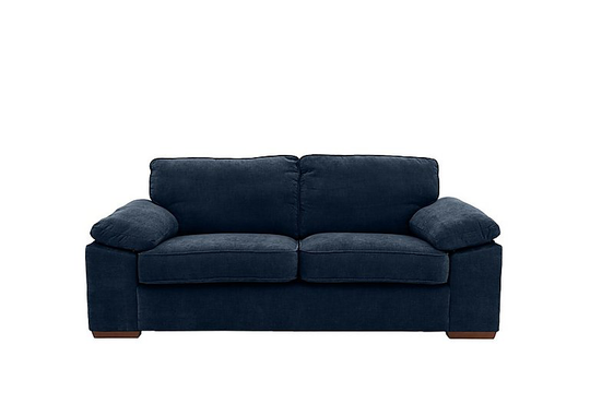 Home 2 Seater Fabric Sofa - Blue