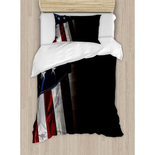 Sheppard Black 100% Brushed Microfibre Duvet Cover Set