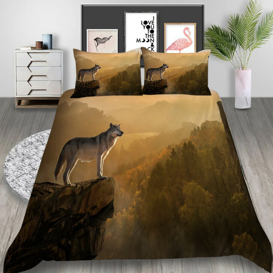 Home Textiles Wolf Duvet Cover