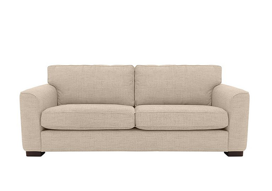 Elora 4 Seater Fabric Sofa - Cream