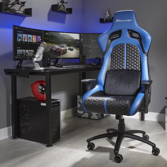 X Rocker Stinger Esports Gaming Chair - Blue