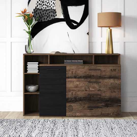 Ellesborough 153.1Cm Wide 4 Drawer Sideboard