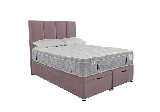 Millbrook - PureTech Pillow Top End Ottoman Divan Set - King Size - Purple