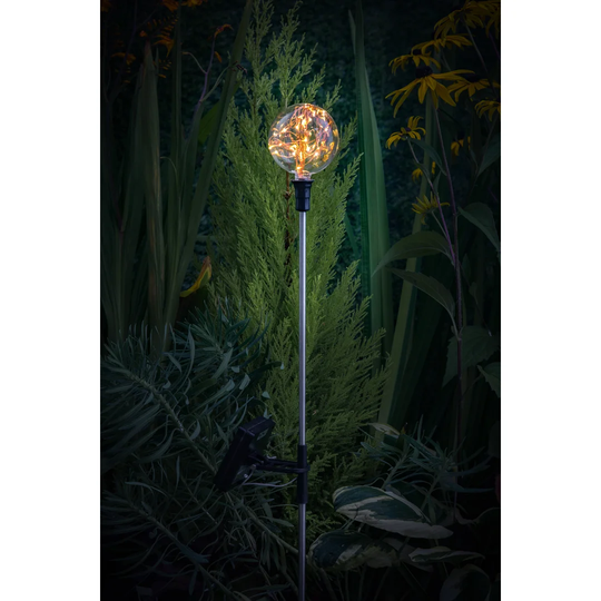 Modern Metallic Wire Stake Light
