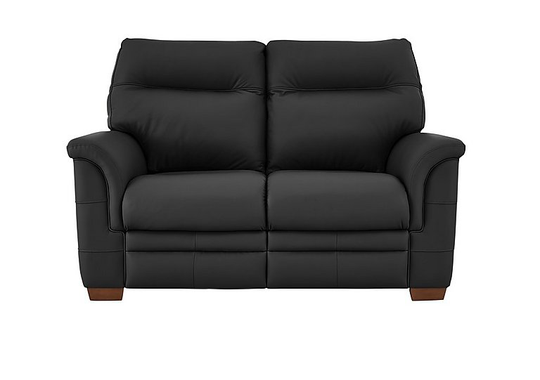 Parker Knoll - Hudson 2 Seater Leather Power Recliner Sofa - Black